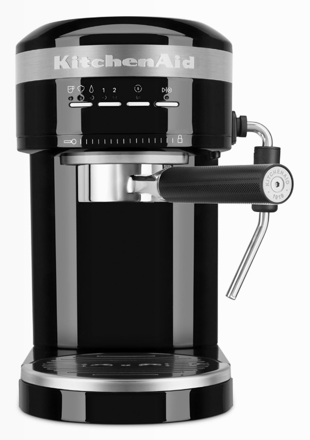 Macchina semiautomatica per espresso Metal KitchenAid® Titanio