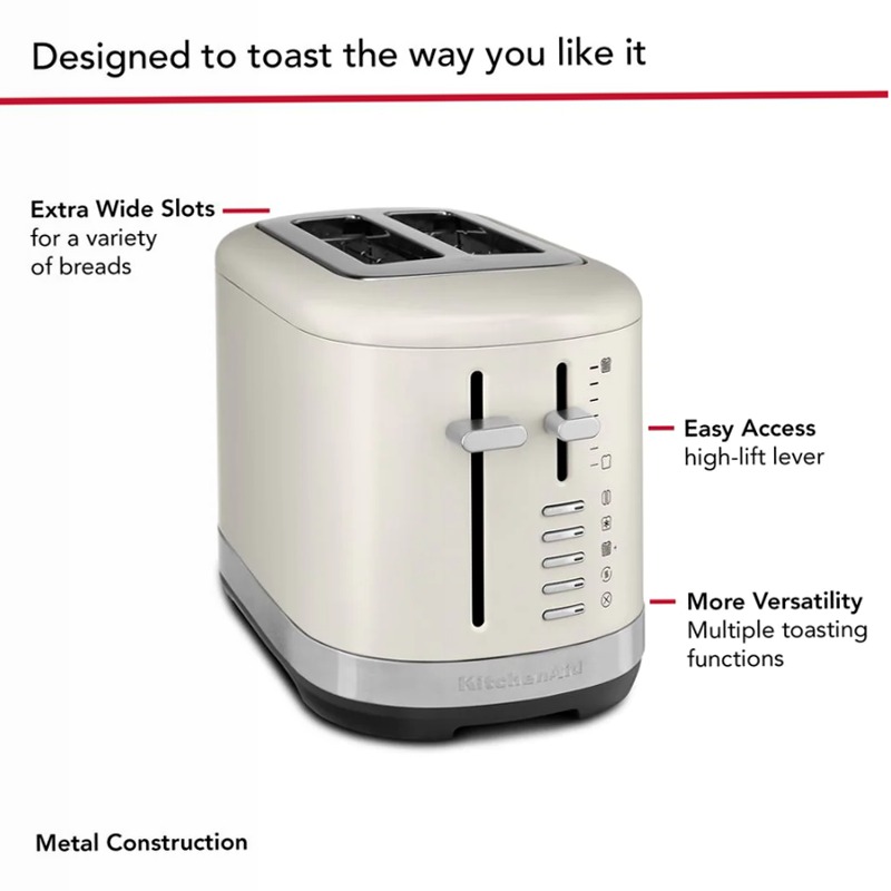 2 Tostapane KitchenAid® - Tosta il tuo bagel preferito con facilità