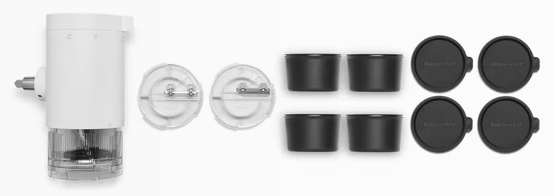 Attaccamento di ghiaccio rasato KitchenAid® Bianco