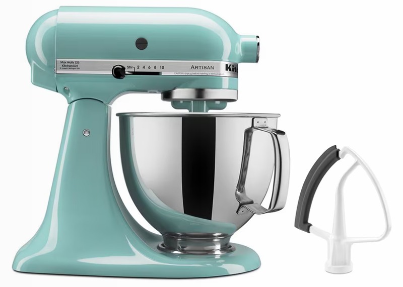 Bundle Artisan® Serie 5 Quart Tilt-Head Stand Mixer con Flex Edge Beater