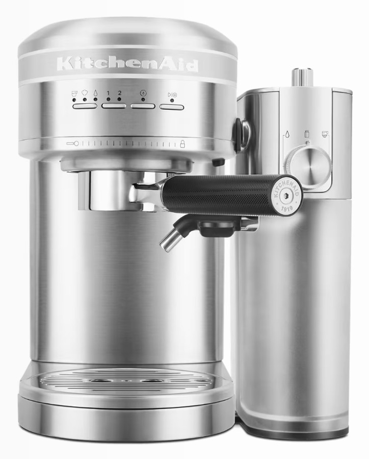 Macchina semiautomatica del metallo dell'espresso con frullato automatico Beige