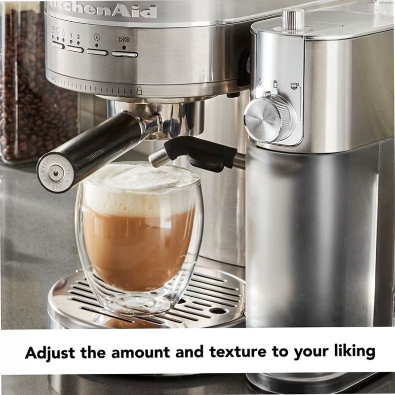 Macchina semiautomatica del metallo dell'espresso con frullato automatico Beige