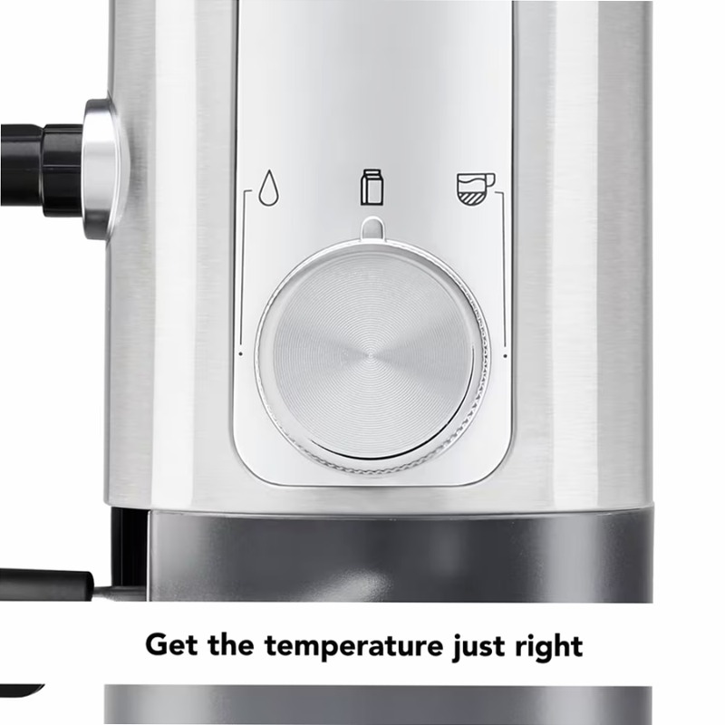 Macchina semiautomatica del metallo dell'espresso con frullato automatico Beige