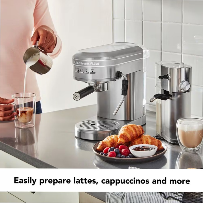 Macchina semiautomatica del metallo dell'espresso con frullato automatico Beige