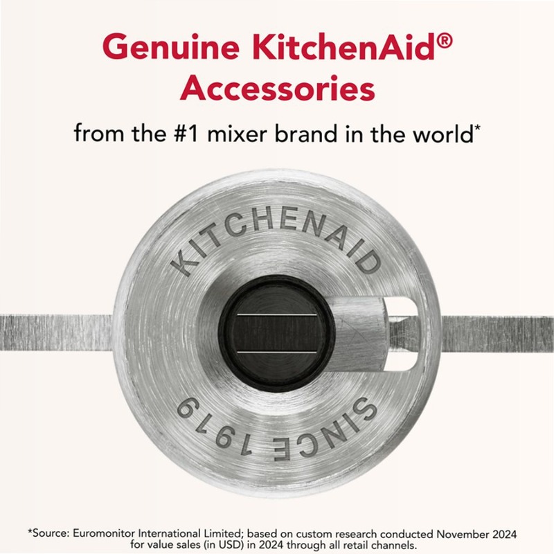 Battente piatto in acciaio inossidabile per KitchenAid®