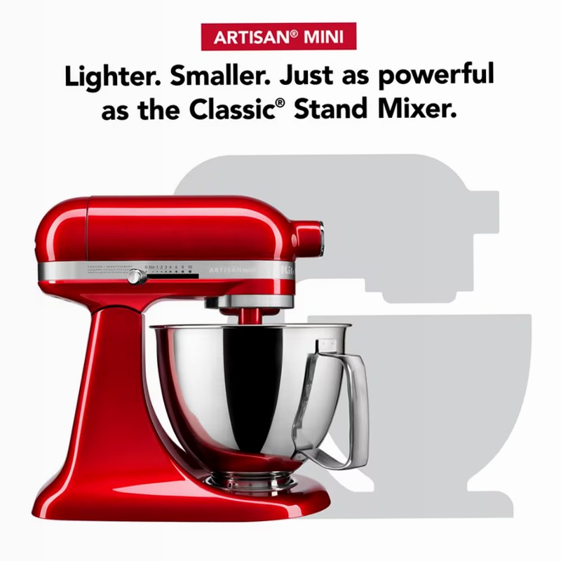 Miscelatore per piedini in tilt-Head Artisan® Mini 3.5 Quart