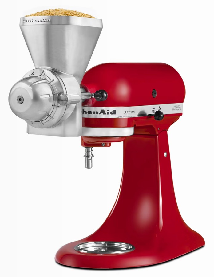Mulino in metallo per cereali
