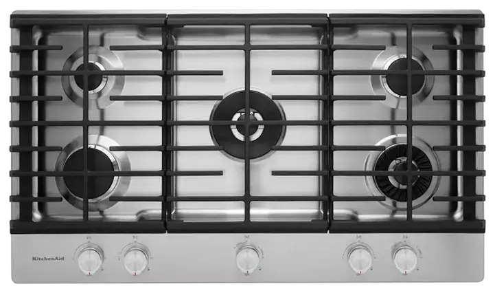 Cooktop 36" 5-Burner Gas con Griddle 5