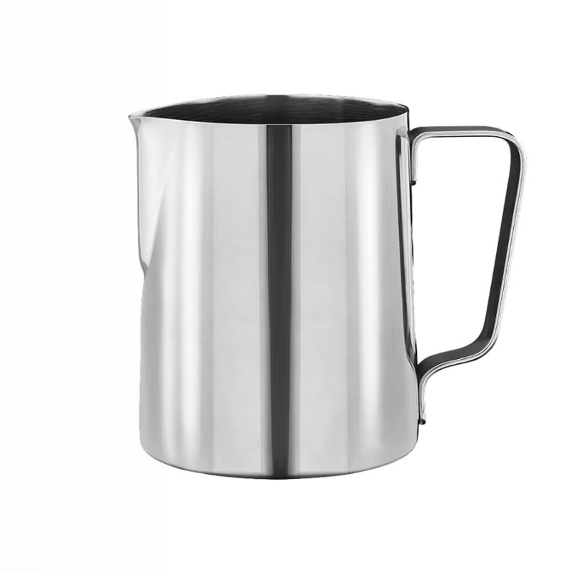 Pitcher del latte in acciaio inossidabile per macchine espresso Avorio
