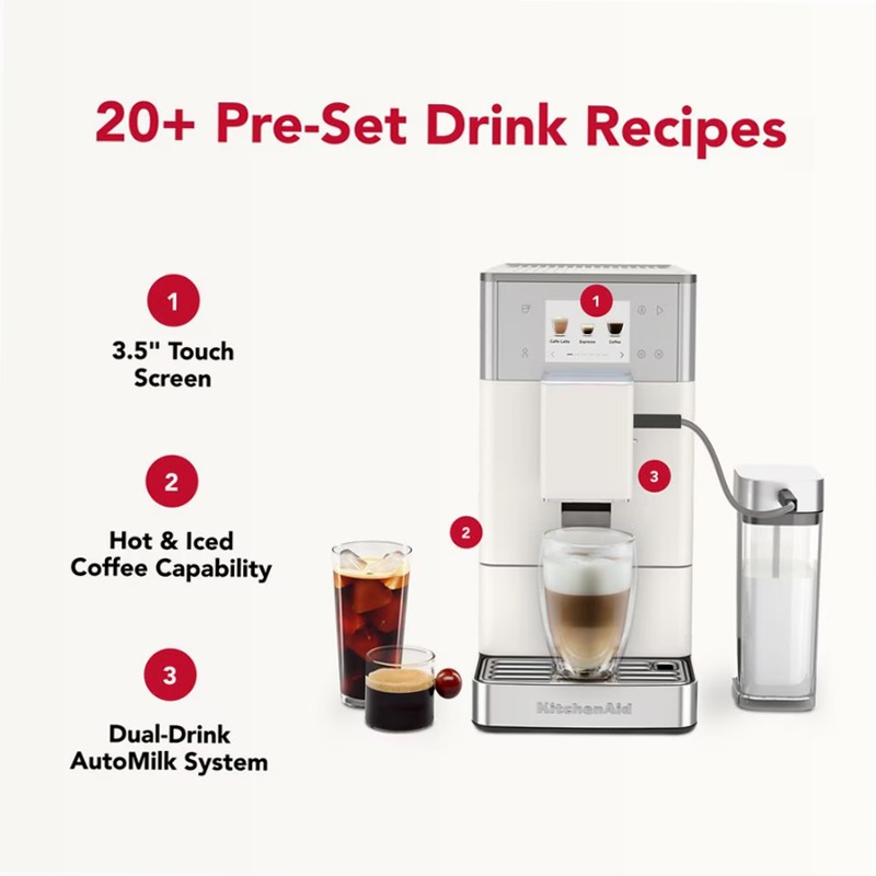 Macchina per espresso completamente automatica KF4 con COFFE ICED 1.8lt 15bar