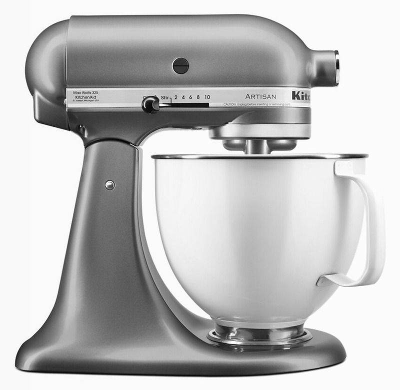 Mixer Tilt-Head Artisan® 5 Quart White Acciaio