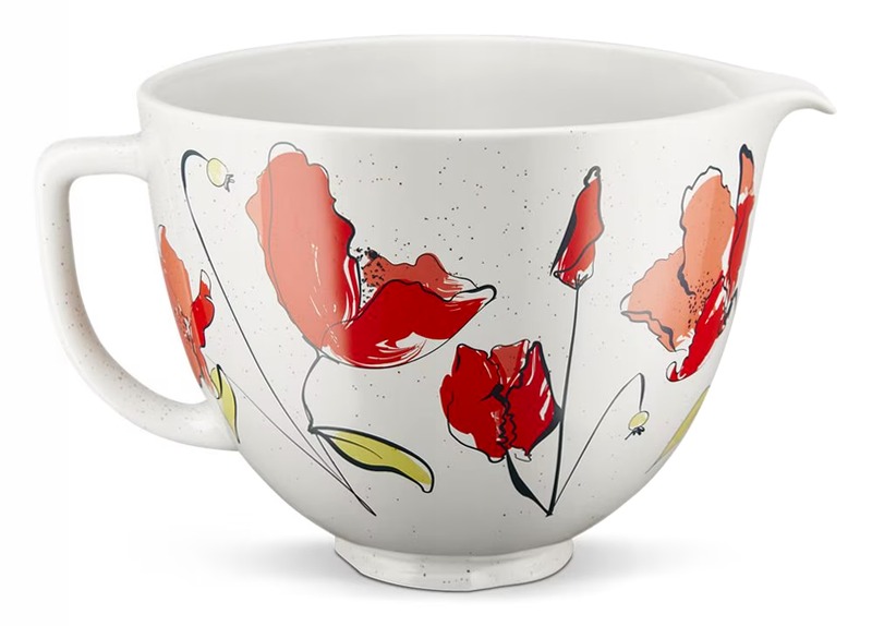 5 Quartieri di Ceramica Poppy Rosso
