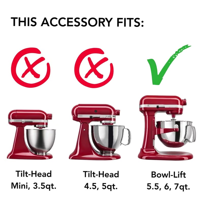 Battitore di pasticceria KitchenAid® per piatti Bowl-Lift Acciaio