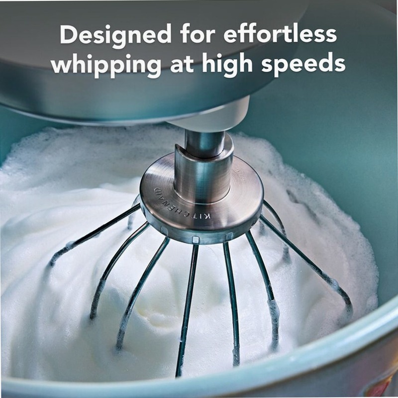 Durable stainless steel wire whip for select KitchenAid® tilt-head stand mixers