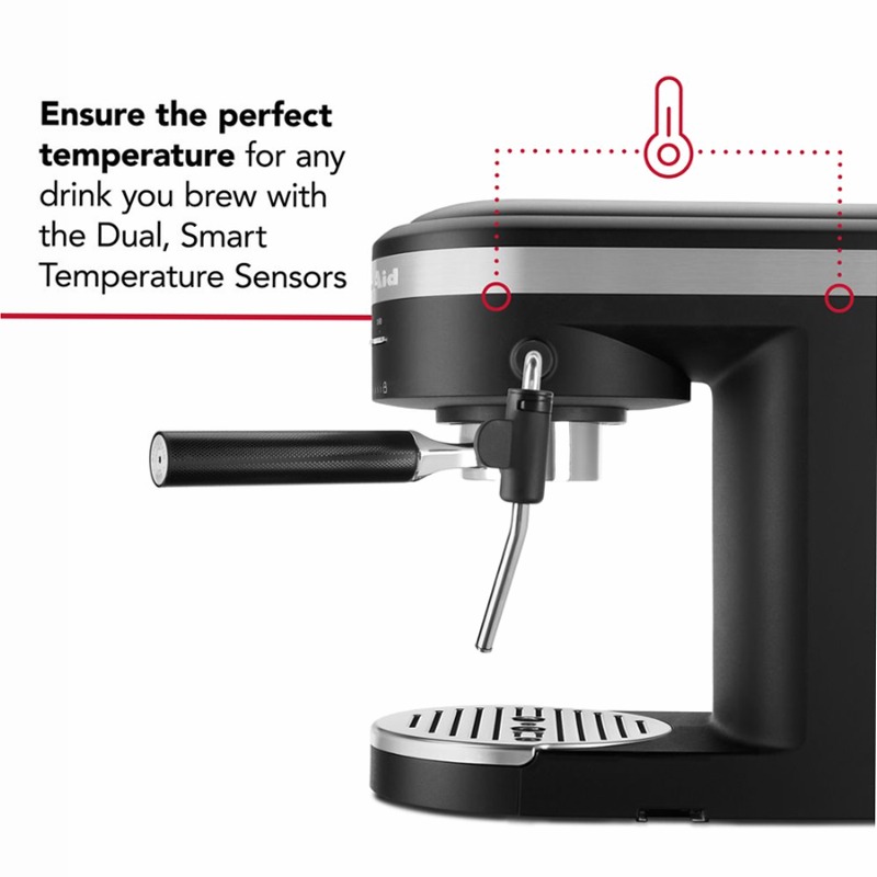 Semiautomatico Macchina per il caffè espresso con aggancio automatico del latte Avorio