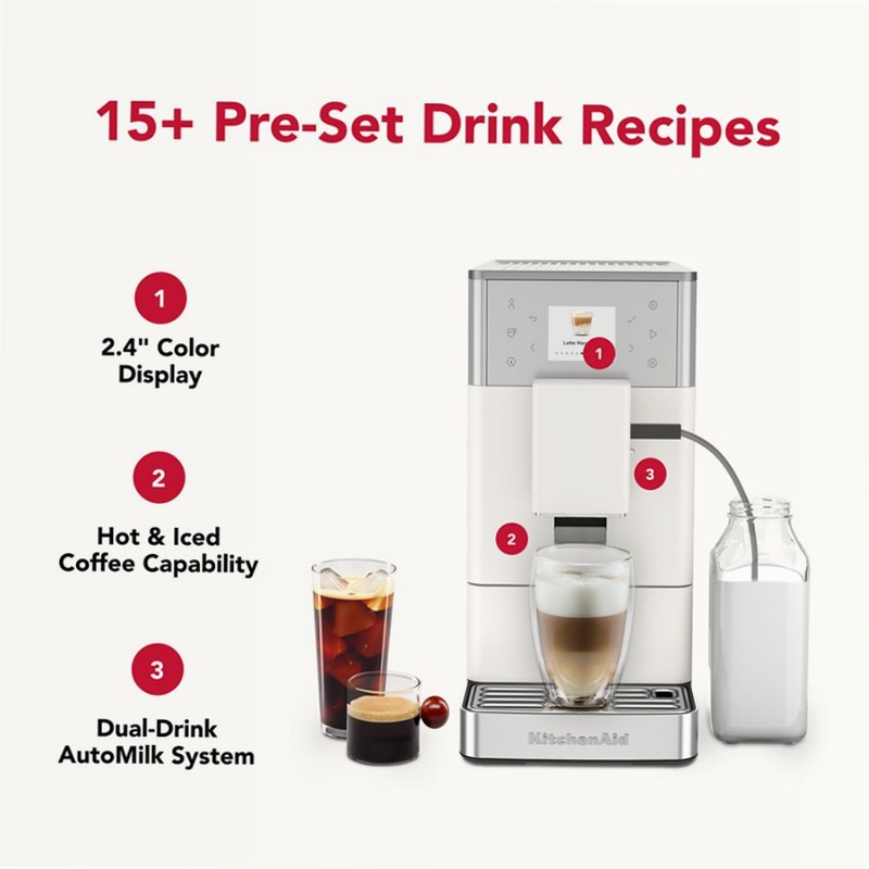 Macchina per espresso completamente automatica KF3 con COFFE ICED 1.8lt 15bar