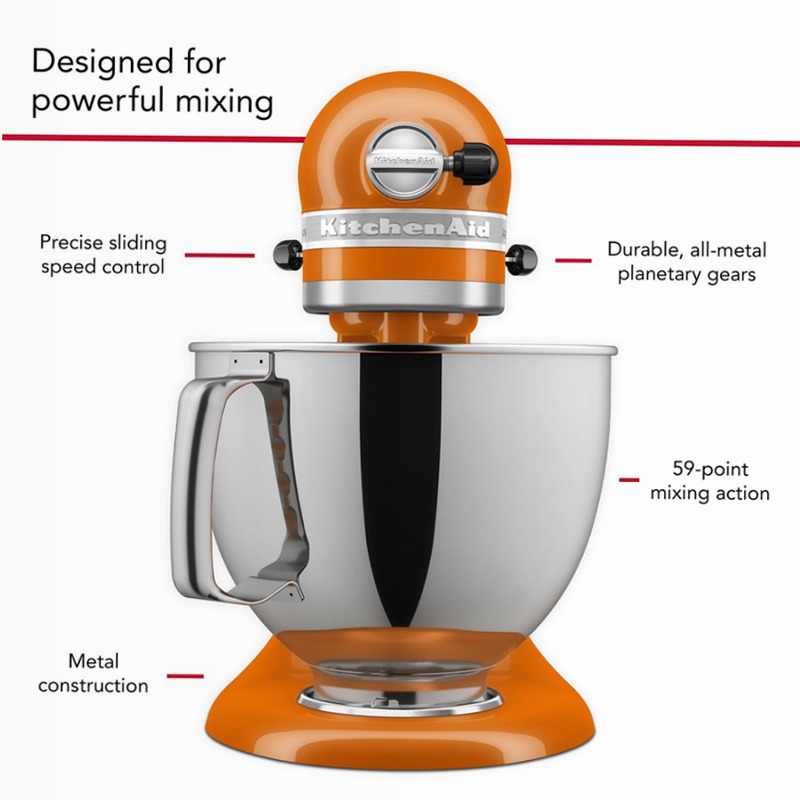 2021 Colore dell'anno - Miele per il KitchenAid® Artisan Stand Mixer Ambra
