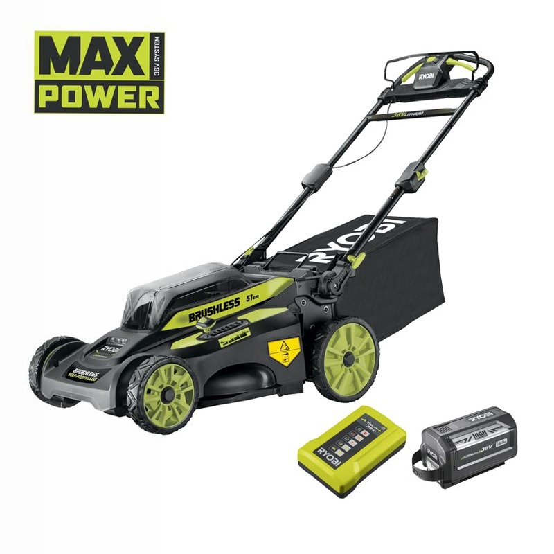 Tosaerba Brushless 36V, Taglio 51cm