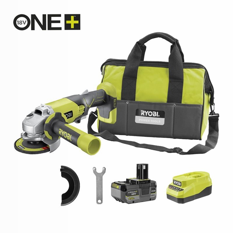 Smerigliatrice 18V (1x 4.0Ah) - Ryobi
