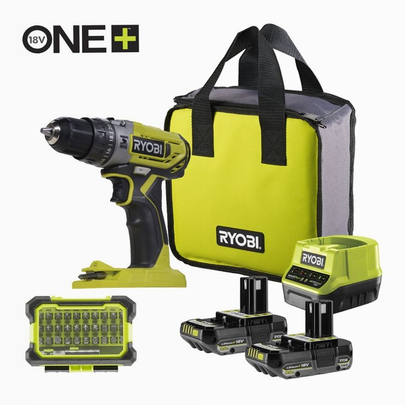 R18PD2-220SA31 - Trapano Avvitatore a Percussione Ryobi