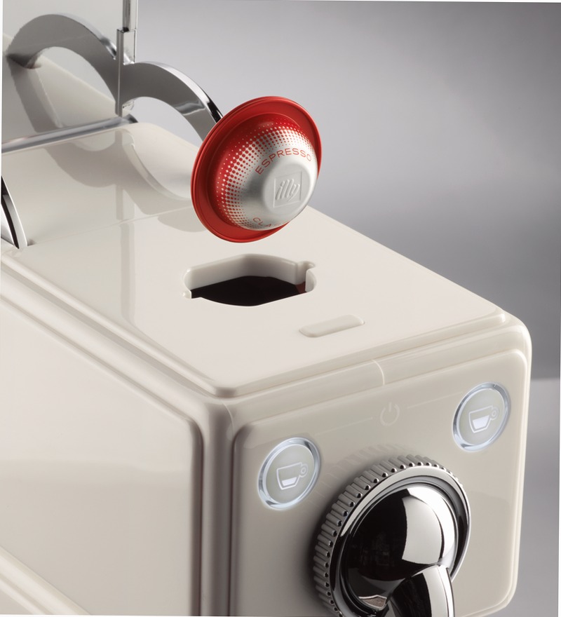 MACCHINA DA CAFFÈ X▪CAPS - X3 Bianco Lucido Acciaio Capsule