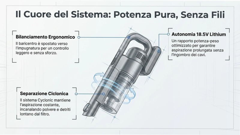 Scopa Cordless MYLIBERA WASH 220w