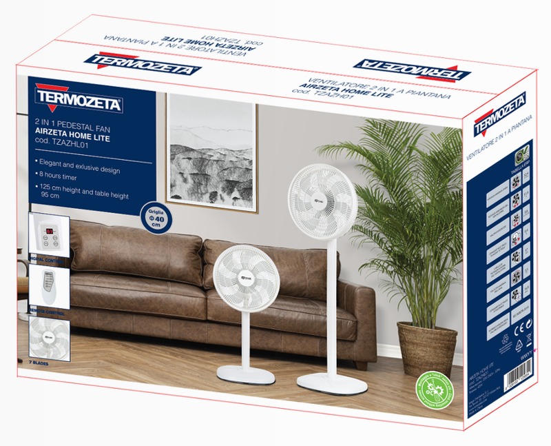 Ventilatore 2 in 1 Airzeta Home Light
