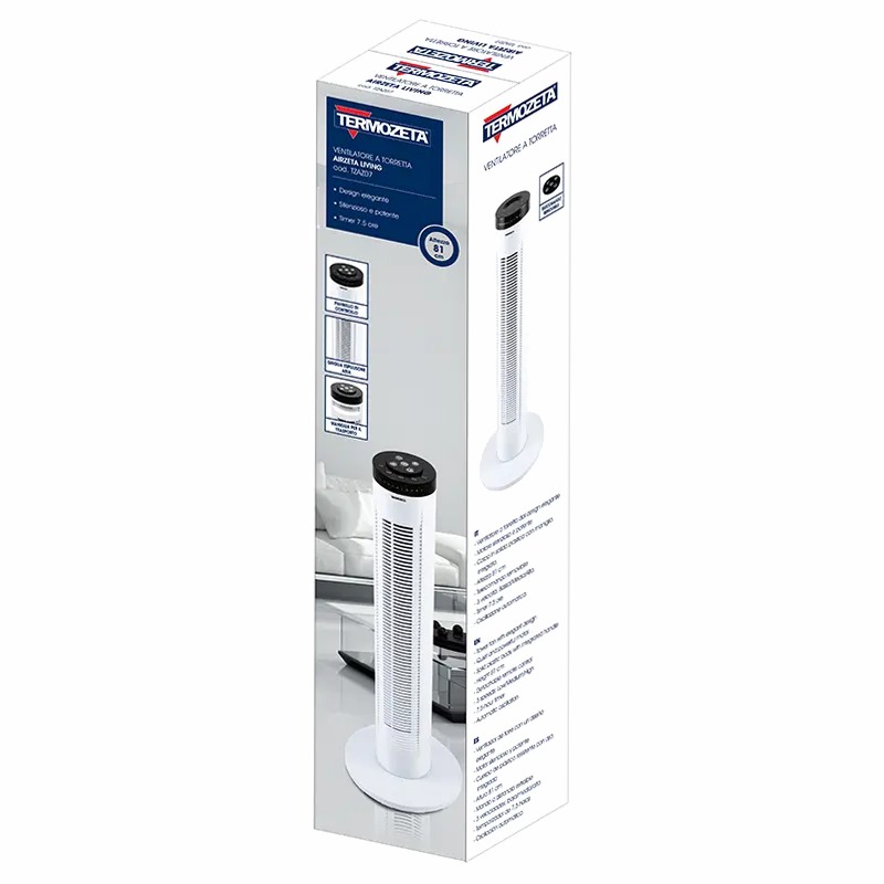 Ventilatore a torretta Airzeta Living