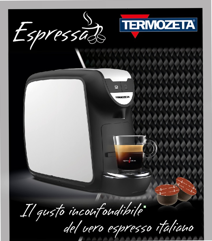 Macchina Espresso Capsule 0.8lt 19bar