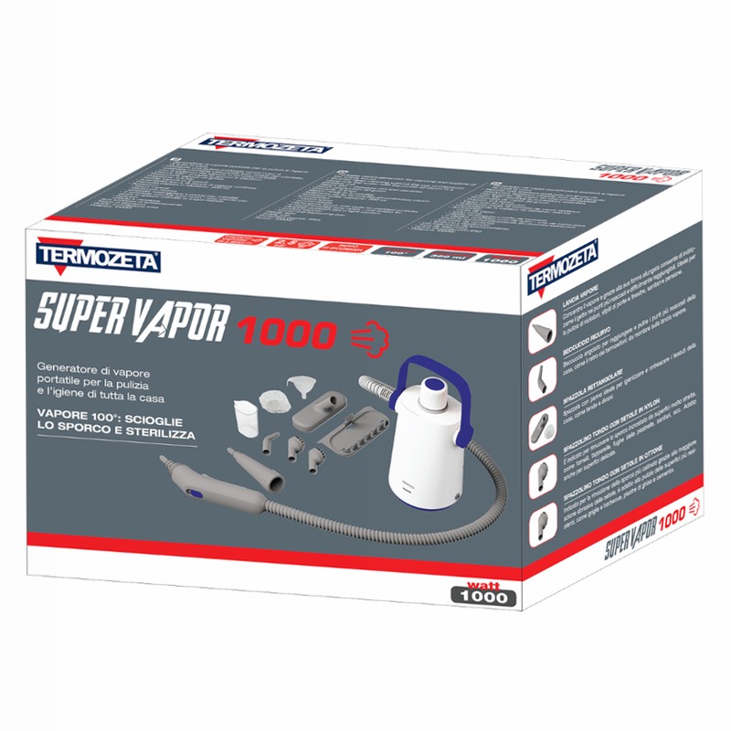 Super Vapor 1000 - Pulizia e Igiene Efficace 1000W
