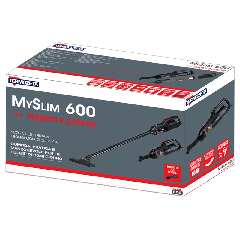 Scopa elettrica Myslim 600 0.7lt 600w