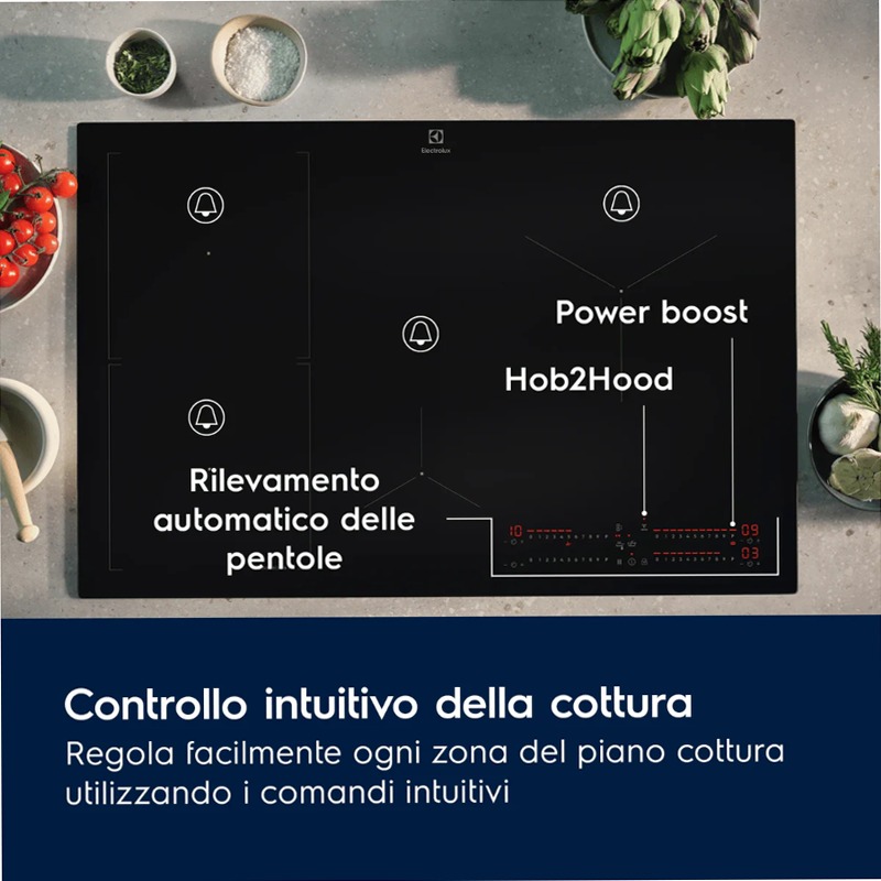 Piano cottura ad induzione Serie 700 SenseBoil® 60cm