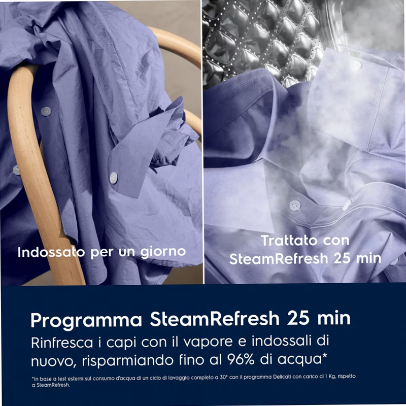 Lavasciuga SteamCare 1400 giri 5kg in asciugatura 9kg