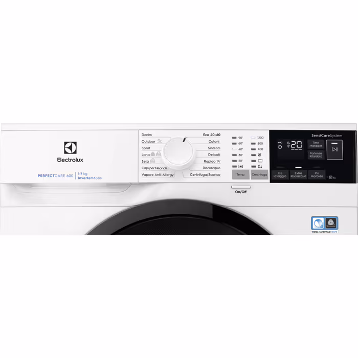 Lavatrice serie 600 SensiCare 7 kg 1200 giri 600rpm 7kg