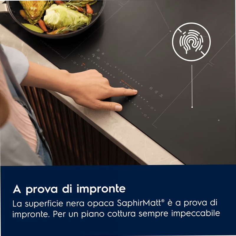 Piano cottura ad induzione SaphirMatt® Serie 700 SenseBoil® 60cm