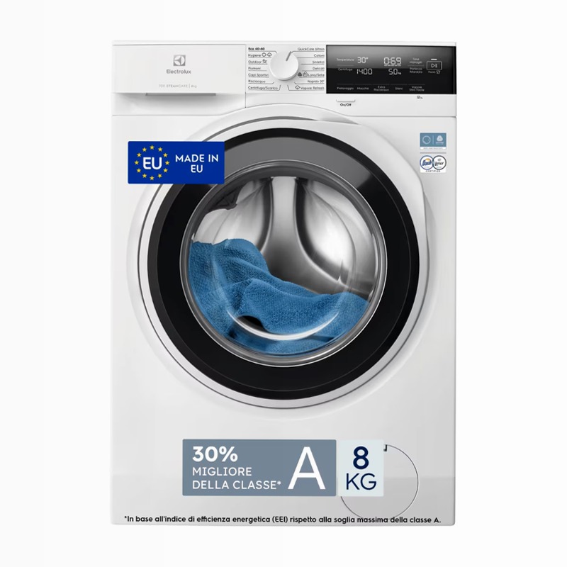 Lavatrice serie 700 SteamCare 8 kg 1600 giri 1600rpm 8kg