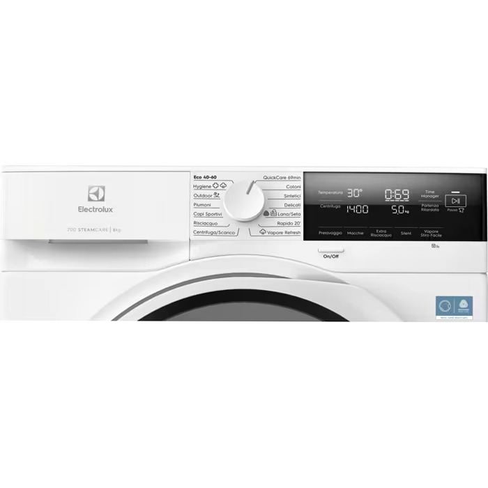 Lavatrice serie 700 SteamCare 8 kg 1600 giri 1600rpm 8kg