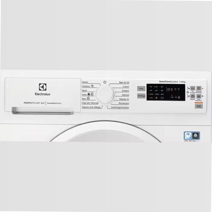 Lavatrice serie 600 SensiCare 6 kg 1200 giri 1200rpm 6kg