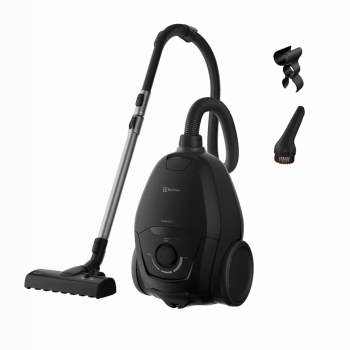 Aspirapolvere con sacco Ultra Silencer Plus Nero