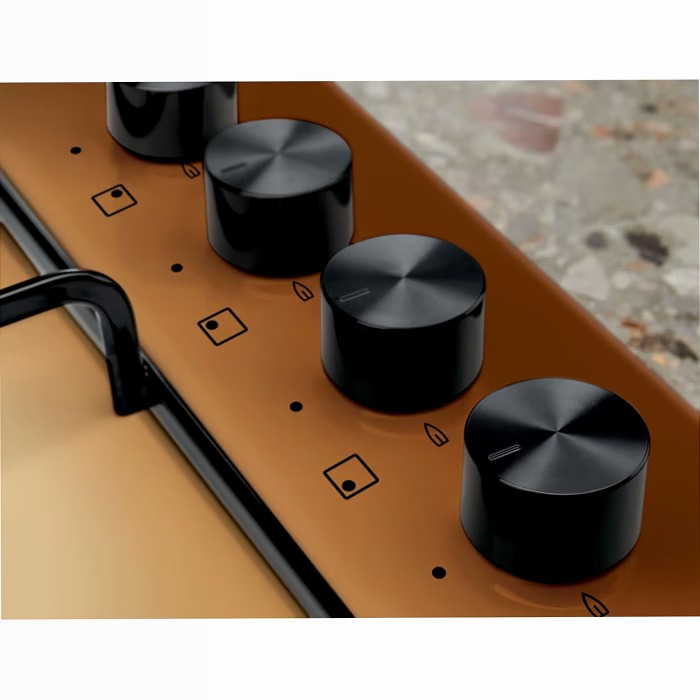 Piano cottura a gas Serie 300 Controlli Slim Side 60cm