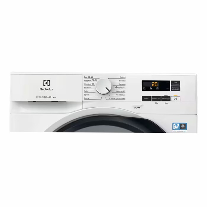 Lavatrice serie 600 SensiCare 9 kg 1400 giri 600rpm 9kg