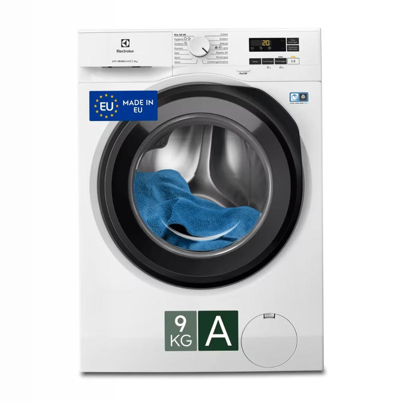 Lavatrice serie 600 SensiCare 9 kg 1400 giri 600rpm 9kg