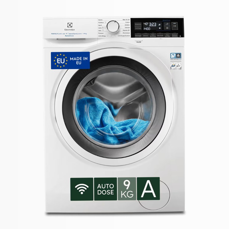 Lavatrice serie 600 SensiCare Autodose 9 kg 1400 giri 600rpm 9kg