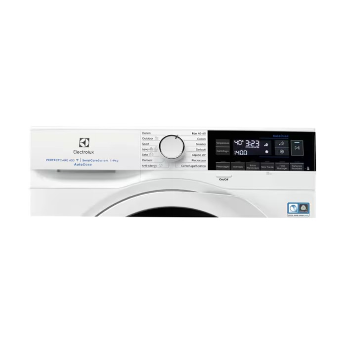 Lavatrice serie 600 SensiCare Autodose 9 kg 1400 giri 600rpm 9kg