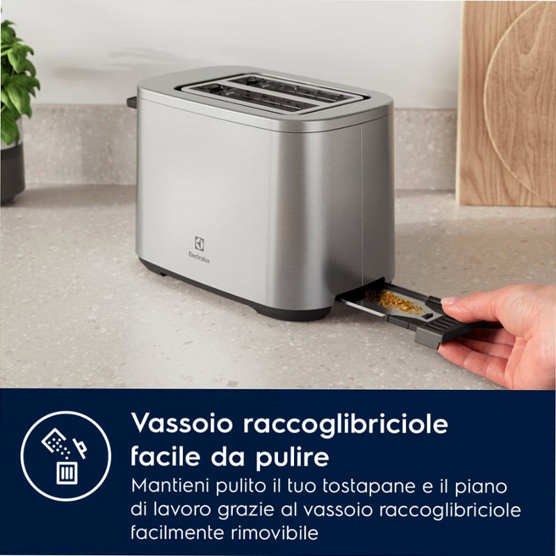 Tostapane Serie 500 Standard 2 fette Acciaio