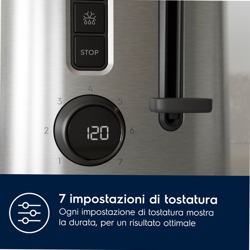 Tostapane Serie 500 Standard 2 fette Acciaio