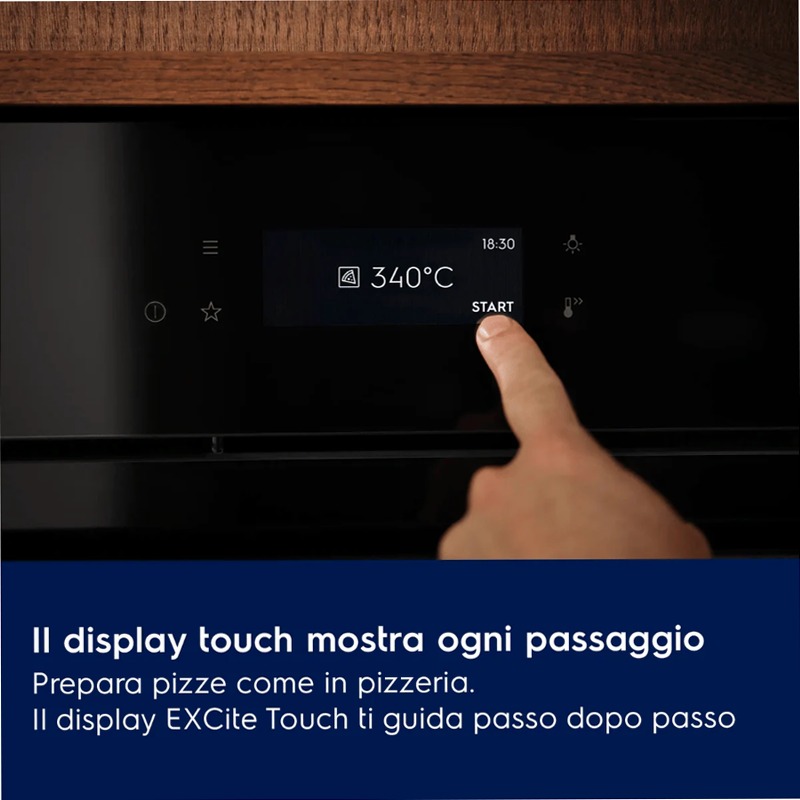 Forno Multifunzione Serie 700 PizzaExpert con pulizia pirolitica Connessione Wi-Fi