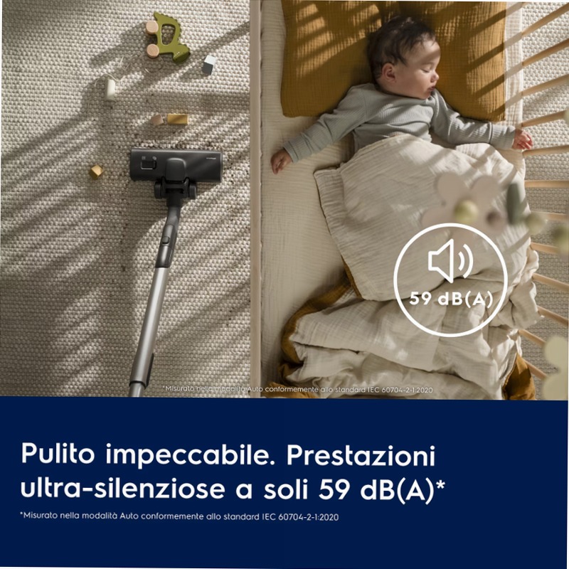 Aspirapolvere con sacco 700 Silent Bagged Blu