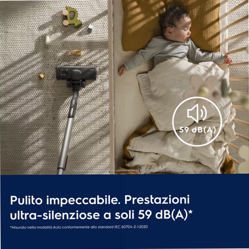 Aspirapolvere con sacco 700 Silent Bagged Blu