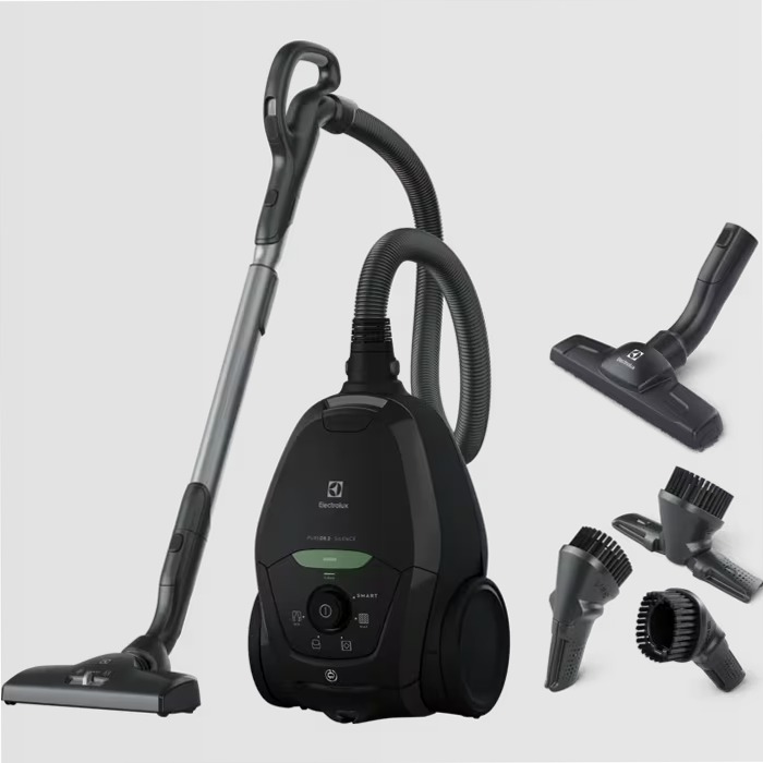 Aspirapolvere con sacco Pure D8 GREEN Nero 3.5lt